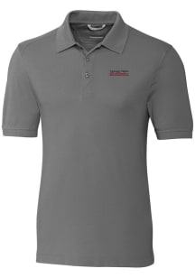 Cutter and Buck Texas Tech Red Raiders Grey Vault Advantage Pique Big and Tall Polo