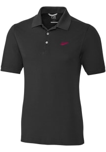 Cutter and Buck New Mexico State Aggies Black Vault Advantage Pique Big and Tall Polo