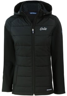Cutter and Buck UCF Knights Womens Black Citronaut Evoke Hood Heavy Weight Jacket