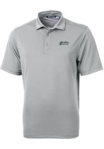 Cutter and Buck UCF Knights Grey Citronaut Vault Virtue Eco Pique Big and Tall Polo