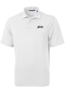 Cutter and Buck UCF Knights White Citronaut Vault Virtue Eco Pique Big and Tall Polo