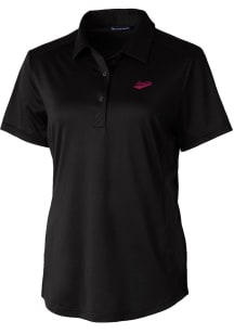 Cutter and Buck New Mexico State Aggies Womens Black Vault Prospect Short Sleeve Polo Shirt