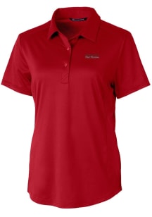 Cutter and Buck Texas Tech Red Raiders Womens Red Vault Prospect Short Sleeve Polo Shirt
