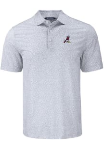 Cutter and Buck Springfield Cardinals Grey Pike Flora Big and Tall Polo