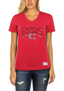 New Era Cincinnati Reds Womens Red City Connect Solid Short Sleeve T-Shirt