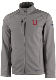 Cutter and Buck Utah Utes Mens Grey Vault Evoke Light Weight Jacket