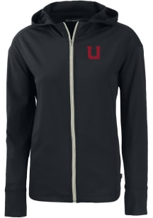 Cutter and Buck Utah Utes Womens Black Vault Daybreak Light Weight Jacket