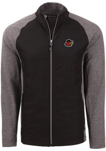 Cutter and Buck Rochester Red Wings Mens Black Adapt Eco Big and Tall Light Weight Jacket