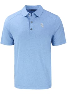 Cutter and Buck Chicago White Sox Mens Blue Mono Forge Recycled Short Sleeve Polo
