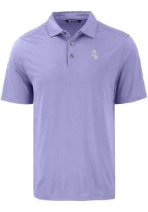 Cutter and Buck Chicago White Sox Mens Pink Mono Coastline Eco Short Sleeve Polo