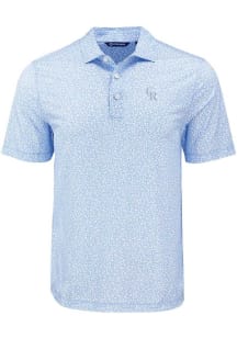 Cutter and Buck Colorado Rockies Blue Mono Pike Flora Big and Tall Polo