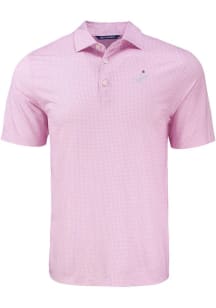 Cutter and Buck Los Angeles Dodgers Mens Purple Mono Pike Diamond Dot Short Sleeve Polo
