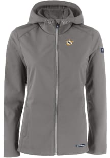 Cutter and Buck West Virginia Mountaineers Womens Grey Evoke Light Weight Jacket