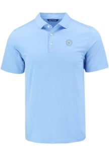 Cutter and Buck Washington Nationals Mens Blue Mono Coastline Eco Short Sleeve Polo