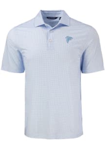 Cutter and Buck Atlanta Falcons Mens Blue Mono Pike Diamond Dot Short Sleeve Polo