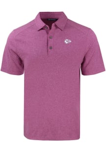 Cutter and Buck Kansas City Chiefs Mens Purple Mono Forge Recycled Short Sleeve Polo