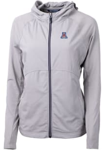 Cutter and Buck Arizona Wildcats Womens Grey Adapt Eco Light Weight Jacket