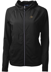 Cutter and Buck Colorado Buffaloes Womens Black Adapt Eco Light Weight Jacket