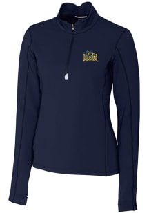 Cutter and Buck Drexel Dragons Womens Navy Blue Traverse Qtr Zip
