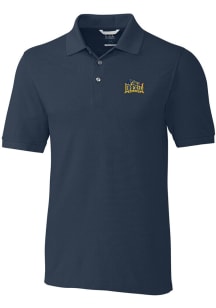 Cutter and Buck Drexel Dragons Mens Navy Blue Advantage Short Sleeve Polo