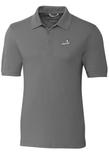 Cutter and Buck Florida Gulf Coast Eagles Mens Grey Advantage Short Sleeve Polo