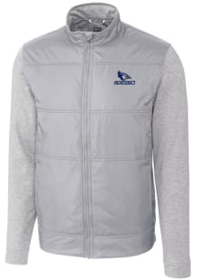 Cutter and Buck Creighton Bluejays Mens Grey Stealth Hybrid Quilted Medium Weight Jacket