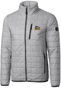 Cutter and Buck Drexel Dragons Mens Grey Rainier PrimaLoft Puffer Filled Jacket