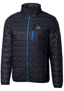 Cutter and Buck Jackson State Tigers Mens Navy Blue Rainier PrimaLoft Puffer Filled Jacket