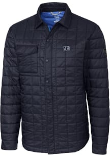 Cutter and Buck Jackson State Tigers Mens Navy Blue Rainier PrimaLoft Quilted Outerwear Lined Jack..