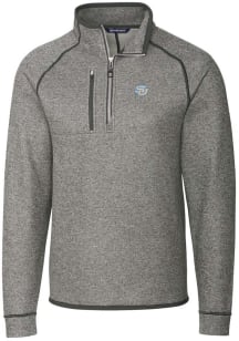Cutter and Buck Southern University Jaguars Mens Grey Mainsail Long Sleeve Qtr Zip Pullover