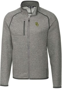 Cutter and Buck Baylor Bears Mens Grey Mainsail Medium Weight Jacket