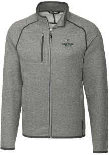 Cutter and Buck Colorado State Rams Mens Grey Mainsail Medium Weight Jacket