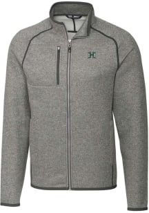 Cutter and Buck Hawaii Warriors Mens Grey Mainsail Medium Weight Jacket