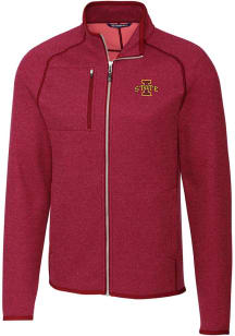 Cutter and Buck Iowa State Cyclones Mens Red Mainsail Medium Weight Jacket