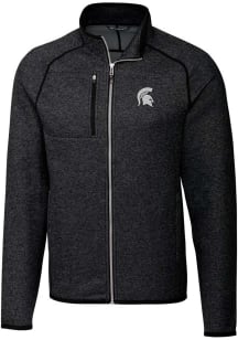 Cutter and Buck Michigan State Spartans Mens Grey Mainsail Medium Weight Jacket