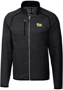 Cutter and Buck Pitt Panthers Mens Grey Mainsail Design Medium Weight Jacket