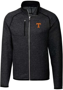 Cutter and Buck Tennessee Volunteers Mens Charcoal Mainsail Medium Weight Jacket