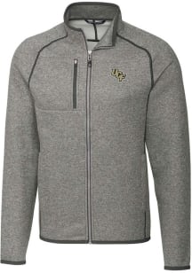 Cutter and Buck UCF Knights Mens Grey Mainsail Medium Weight Jacket