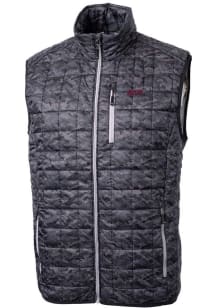Cutter and Buck Eastern Kentucky Colonels Mens Black Rainier PrimaLoft Printed Sleeveless Jacket