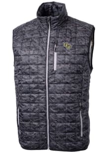 Cutter and Buck UCF Knights Mens Black Rainier PrimaLoft Printed Sleeveless Jacket