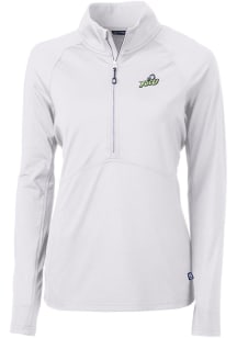 Cutter and Buck Florida Gulf Coast Eagles Womens White Adapt Eco Qtr Zip