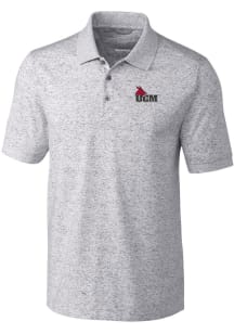 Cutter and Buck Central Missouri Mules Mens Grey Advantage Space Dye Short Sleeve Polo