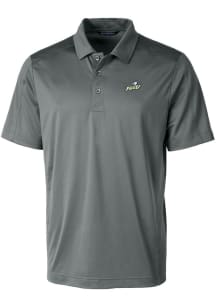 Cutter and Buck Florida Gulf Coast Eagles Mens Grey Prospect Textured Short Sleeve Polo