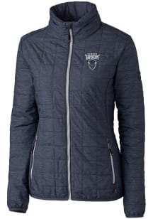 Cutter and Buck Howard Bison Womens Anthracite Rainier PrimaLoft Puffer Filled Jacket