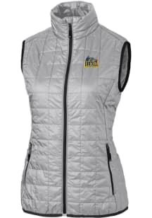 Cutter and Buck Drexel Dragons Womens Grey Rainier PrimaLoft Puffer Vest