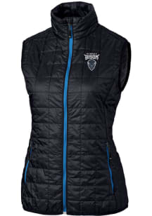 Cutter and Buck Howard Bison Womens Navy Blue Rainier PrimaLoft Puffer Vest