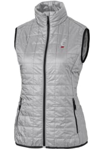 Cutter and Buck Cincinnati Bearcats Womens Grey Rainier PrimaLoft Puffer Vest