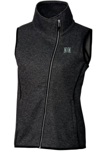 Cutter and Buck Hawaii Warriors Womens Charcoal Mainsail Vest
