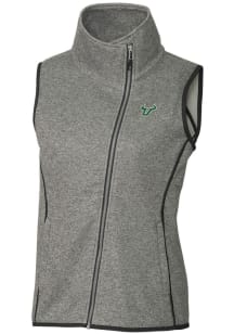 Cutter and Buck South Florida Bulls Womens Grey Mainsail Vest