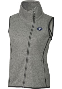 Cutter and Buck BYU Cougars Womens Grey Mainsail Vest